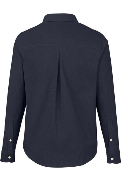 Devon & Jones Women's CrownLux Spencer Poplin Dress Shirt Black Small 3