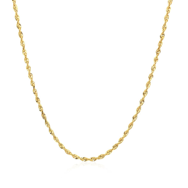 FASHNZFAB Rope Chain Yellow Gold 1.60mm US 24 3