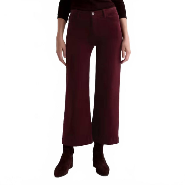 AG Jeans Saige Wide Leg Corduroy Crop Pants Multi 25 2