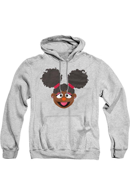 Gildan Sesame Street Gabrielle Face Hoodie Grey Medium 2