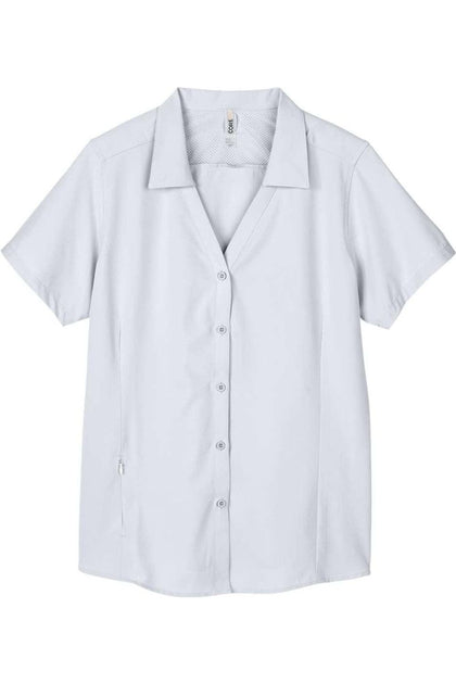 CORE365 Women's Ultra UVP Marina Shirt Beige Large 2