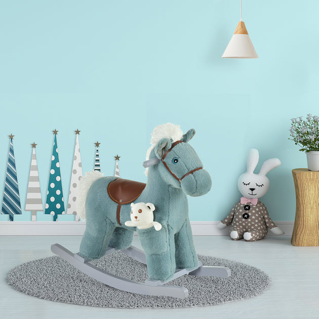 BreeBe Soft Plush Rocking Horse 5