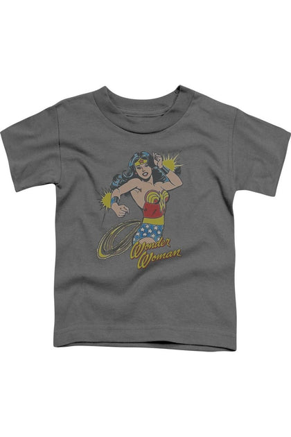 Gildan DC Comics Spinning Short Sleeve Tee Pink 4 Years 2