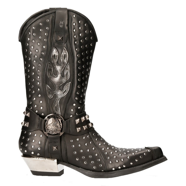 New Rock M-7928-s1 Western Boots Black EU 43 3