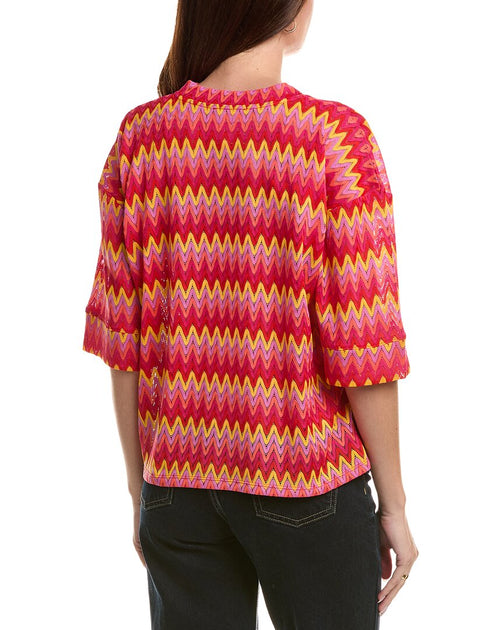 Johnny Was Arden Blouse Pink XL 3