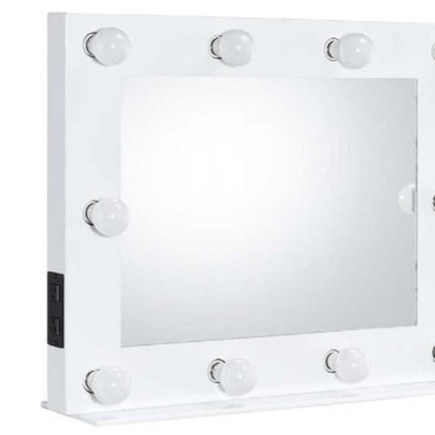 Hivvago 26 Inch Accent Mirror White 4
