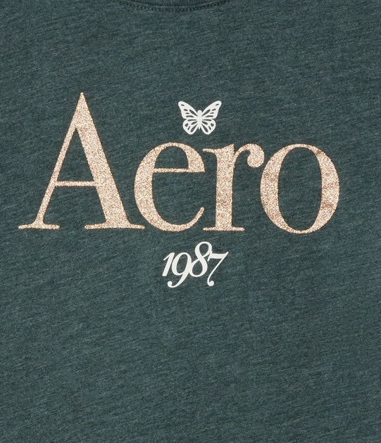 Aeropostale 1987 Graphic T-Shirt Pink Large 3