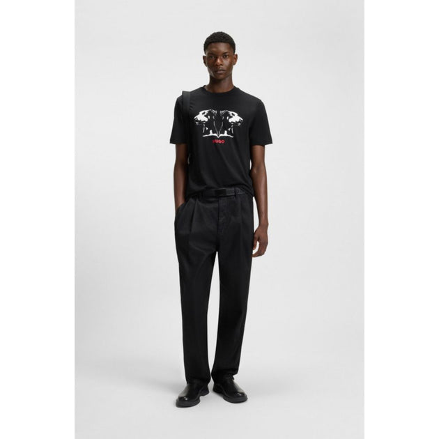 Hugo Boss Cotton Jersey T-Shirt Schwarz Medium 3
