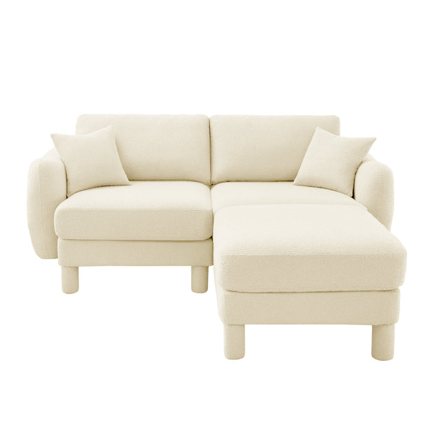 Streamdale Loveseat Beige 4