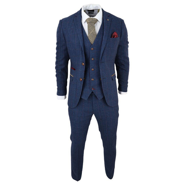 Oliver Tweed 3-Piece Suit Blue US 46 Regular 3