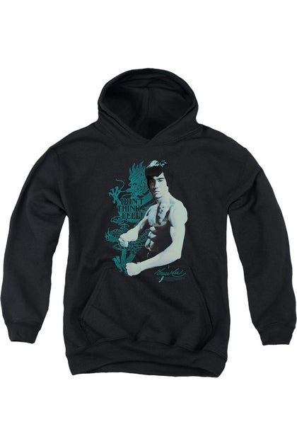 Gildan Bruce Lee Feel Youth Pullover Hoodie Black Large 2