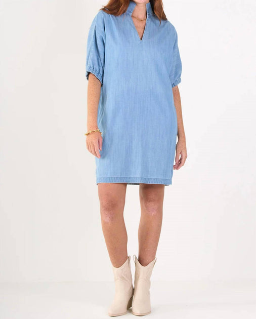 Emily McCarthy Poppy Dress Blue XSmall 2