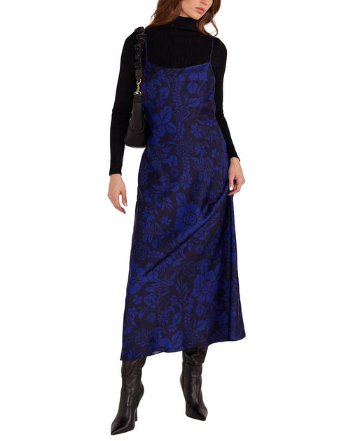 MINKPINK Vivi Bias Robe Longue Bleu Small 2
