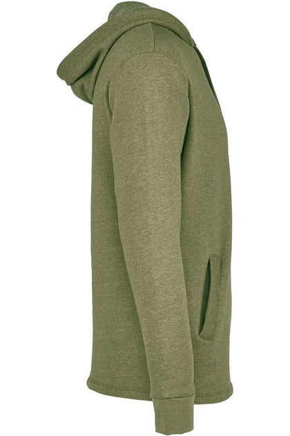 Next Level Malibu Welt Pocket Hoodie Green Large 4