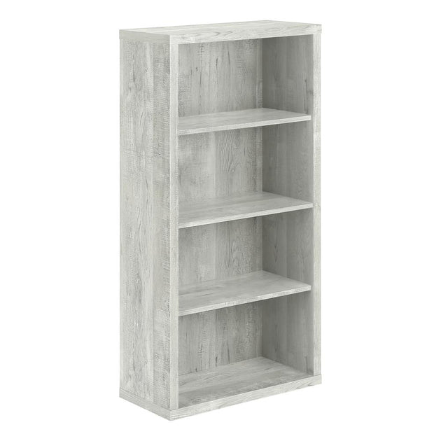 Monarch 5 Tier Bookcase Grey Laminate 2