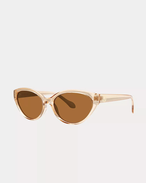 Lilly Pulitzer Shell Harbor Sunglasses Brown One Size 2