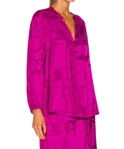 Silvia Tcherassi Vigolene Blouse Pink Medium 3