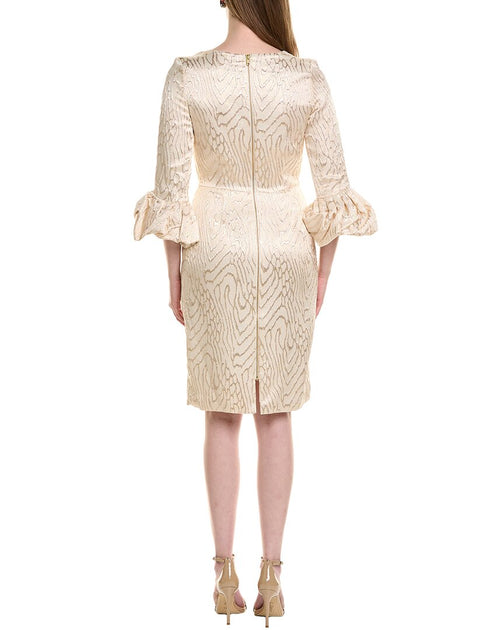 issue New York Sheath Dress Gold Medium 3