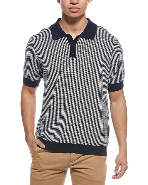 Truth Striped Polo Sweater Multi Small 2