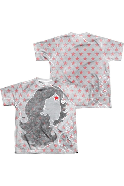 Gildan DC Comics Wonder Woman Poly Crew Tee Grey Large 2