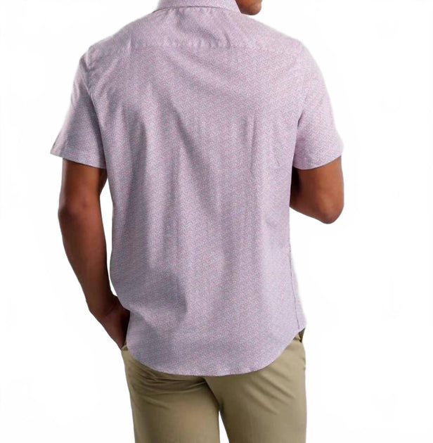 Stone Rose Nova Artisanal Ditsy Polo Purple XL 3