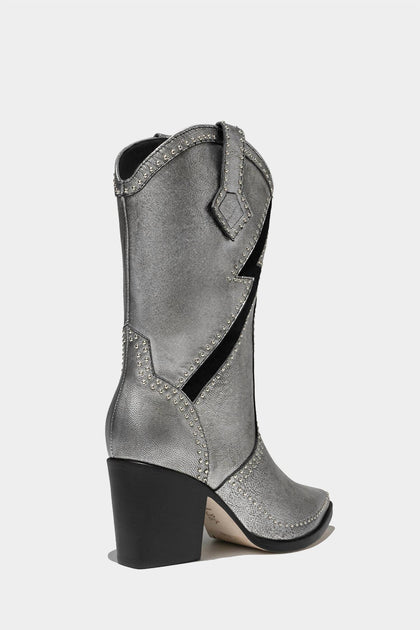 Dante Shoes Freddie Leather Boots Grey US 8 4