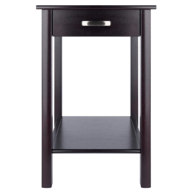 Hivvago Liso End Table Espresso 4