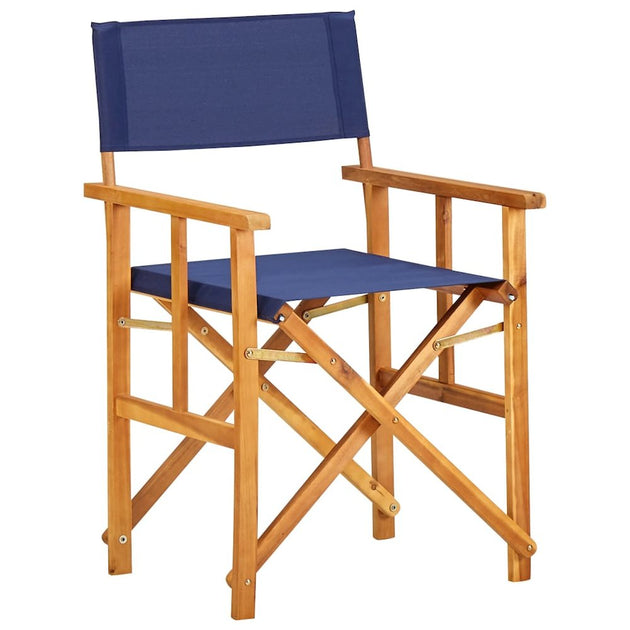 vidaXL Director's Chair Blue 45948 3