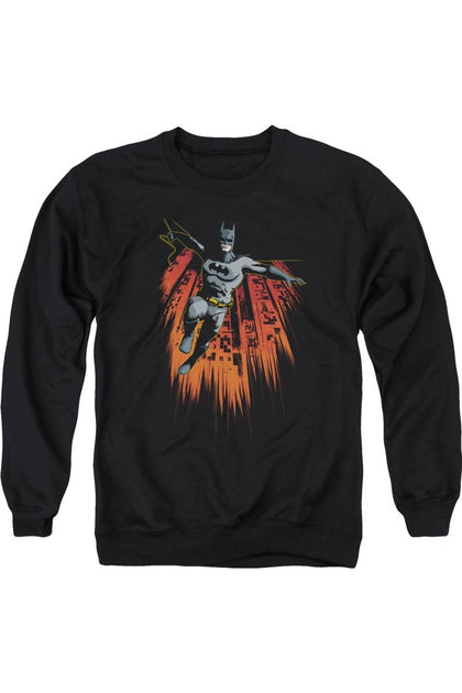 Gildan Batman Majestic Crewneck Sweatshirt Black Medium 2