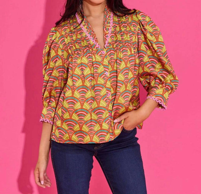 Alden Adair Blake Top Pink Large 2