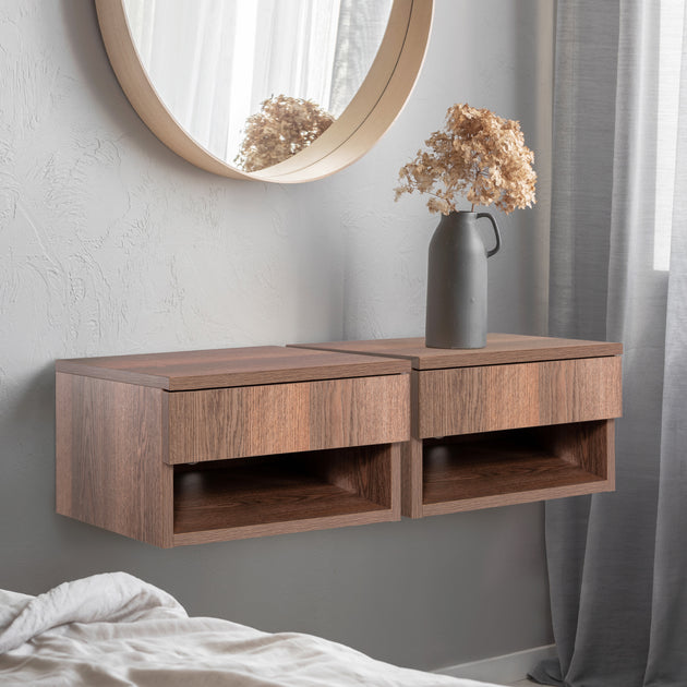 Jonathan Y Ettore Nightstand Brown 3