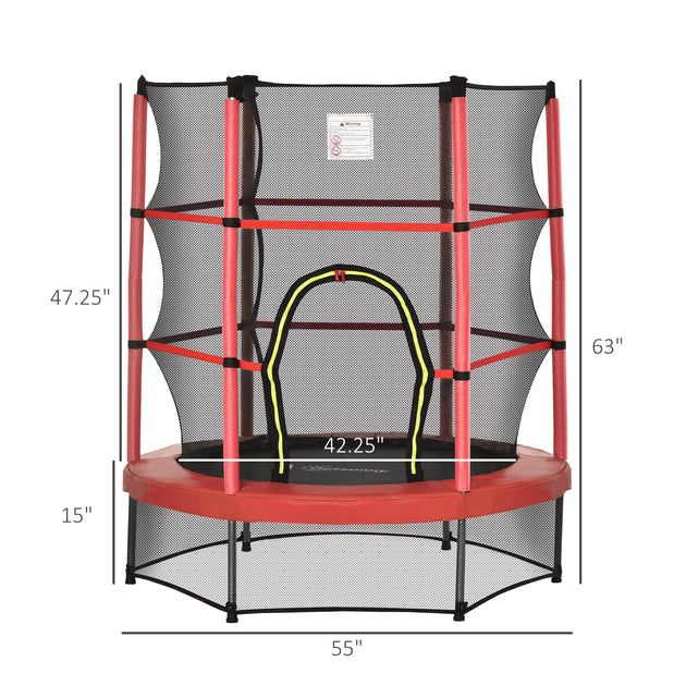Hivvago 5FT Kids Trampoline Multicolor 7