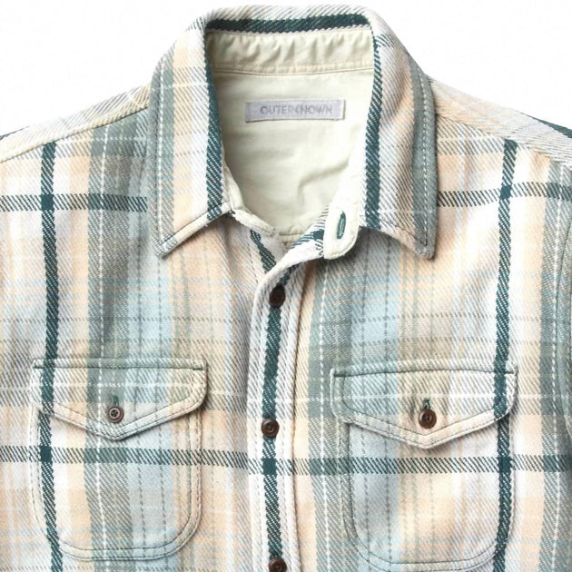 Outerknown Blake Shirt Beige Small 4