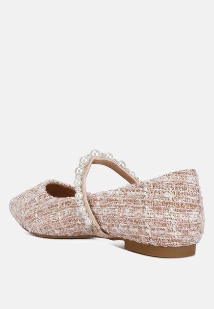 London Rag Mowie Mary Jane Flat White US 10 4