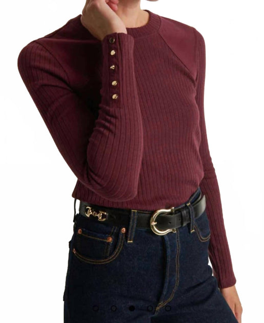 Nation LTD Maxine Top Red Medium 3