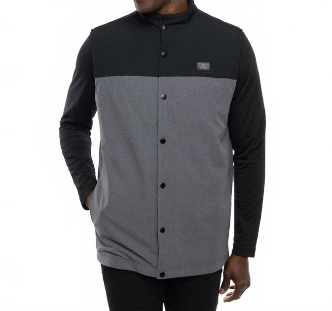TravisMathew Navigational Report Vest Grey Large 2