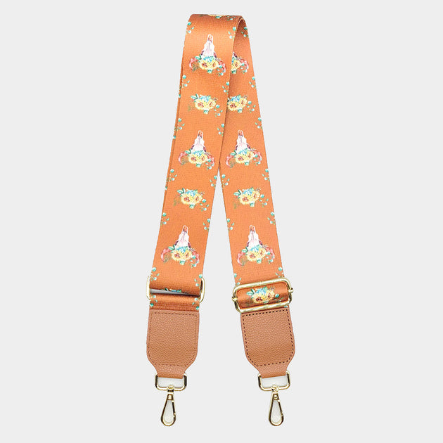 FASHNZFAB Steer Head Pointed Bag Strap Orange 4