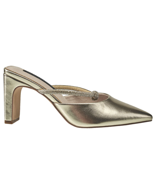 French Connection Fichi Front Knot Heel Black US 6 3