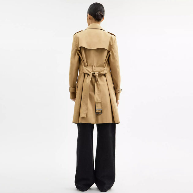 Coach Mid Trench Coat Black XS 4
