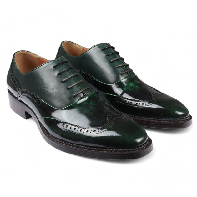 Justin Reess Harry Brogue Shoes Green EU 40 3