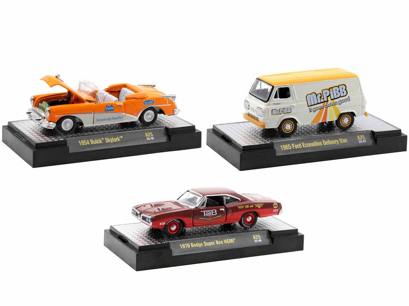 M2 Machines Release 25 Sodas 3 Piece Set 1/64 Diecast Model Cars 3