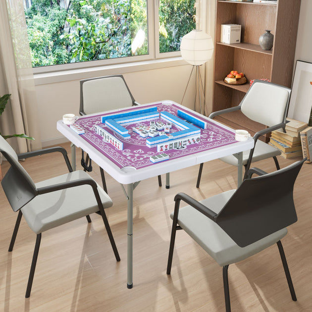 Hivvago 35 Zoll Klappbarer Mahjong-Tisch 6