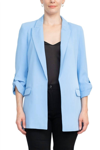T Tahari Woven Blazer Gold XSmall 2