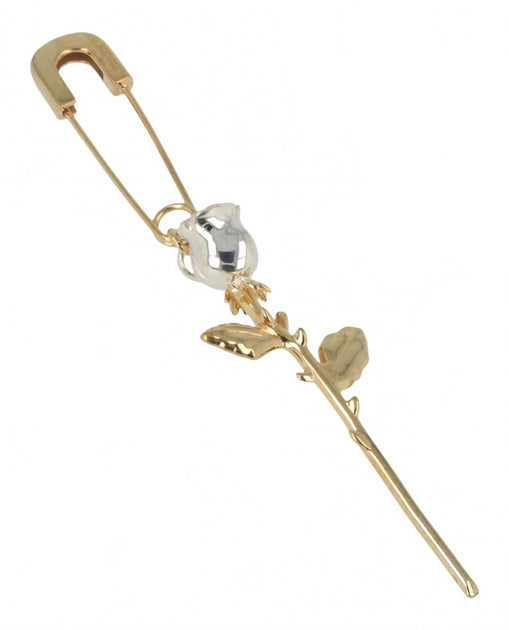 AMBUSH Rose Charm Single Earring Silver One Size 2