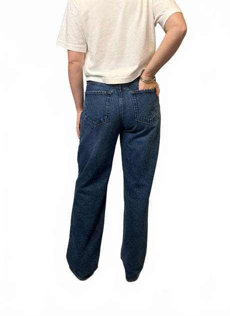 JUST BLACK DENIM Straight Cut Jeans Blau 27 4