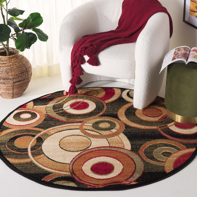 Safavieh Lyndhurst Teppich Schwarz/Multi 4