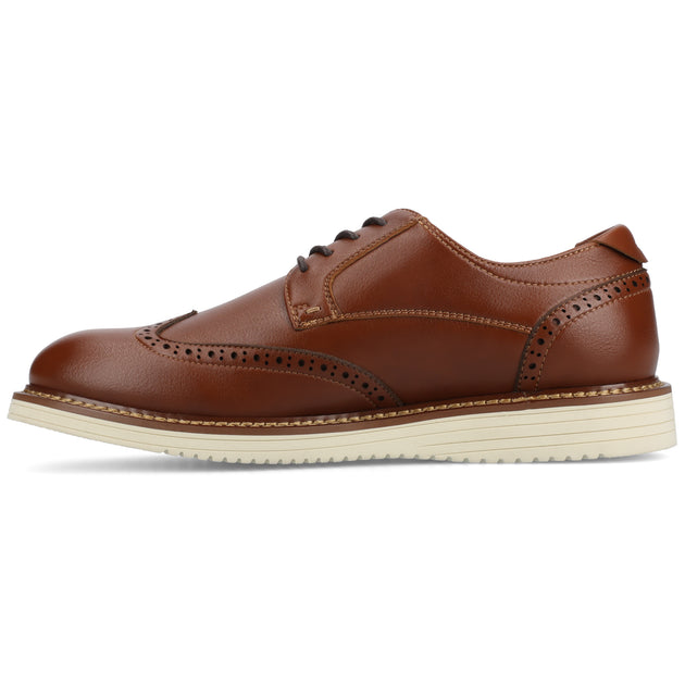 Vance Co. Lorenzo Wingtip Hybrid Casual Dress Shoe Black US 8 3