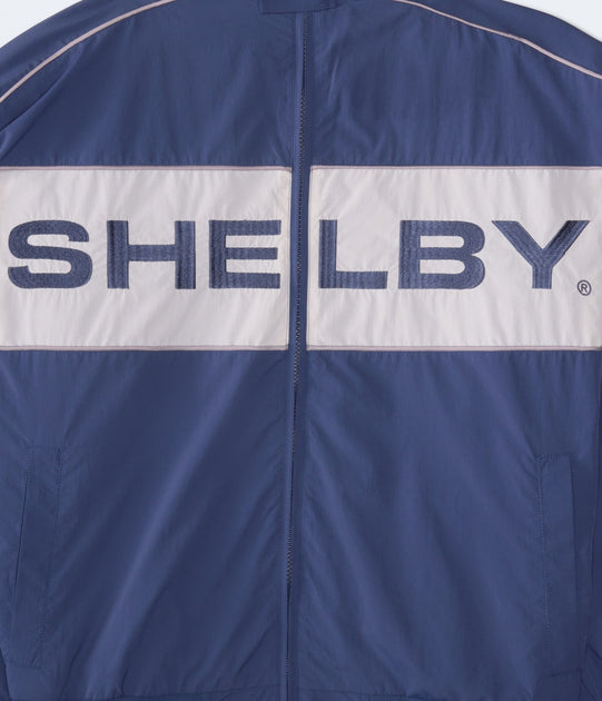 Aeropostale Shelby Full-Zip Track Jacket Blue Small 4