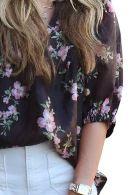 Joy Joy Harriet Top Black Medium 3