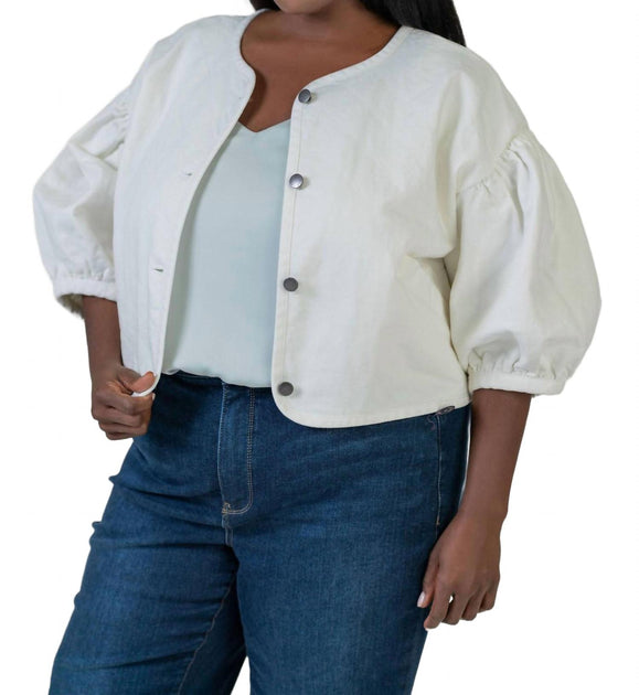 Tanya Taylor Samantha Jacket White 2X 4